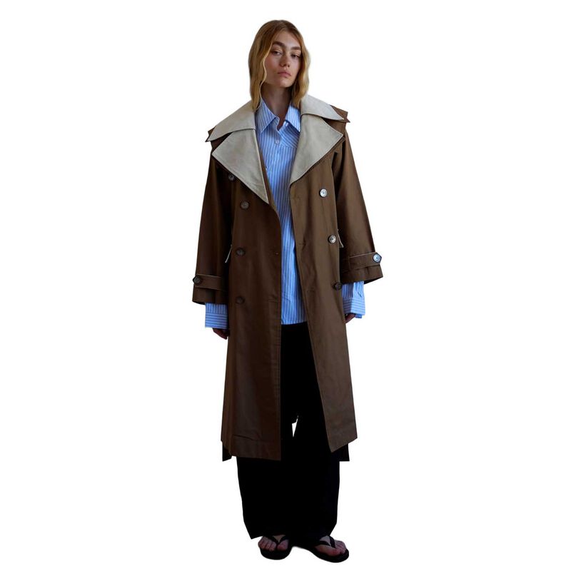 COMMONPLACE ESSENTIALS Double Layer Trench image number 0